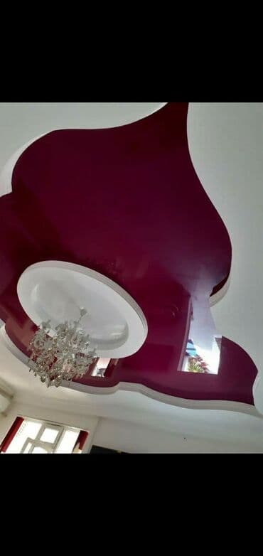 шпатель для натяжных потолков: Керме шыптар Жылтырак, Жылтырабаган, 3D потолоктор Монтаждоо, Кепилдиги, Демонтаждоо — 10