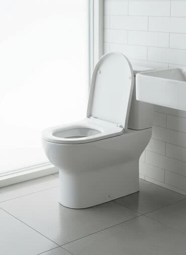 Унитаз Напольный, Новый, Материал: Керамика