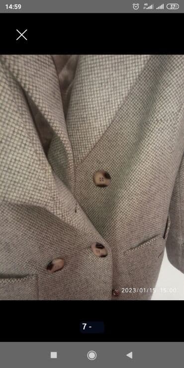 почти новые: Польто женское,съёмный воротник из песца,пр.Турция размер 48брали за — 7