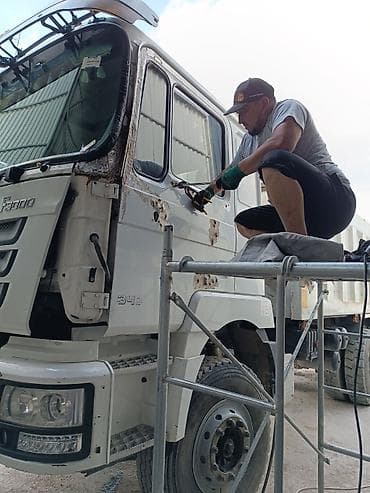 рихтовка кузова: Самосвал HOWO (CNHTC) ремонт покраска кузова любой сложности — 10