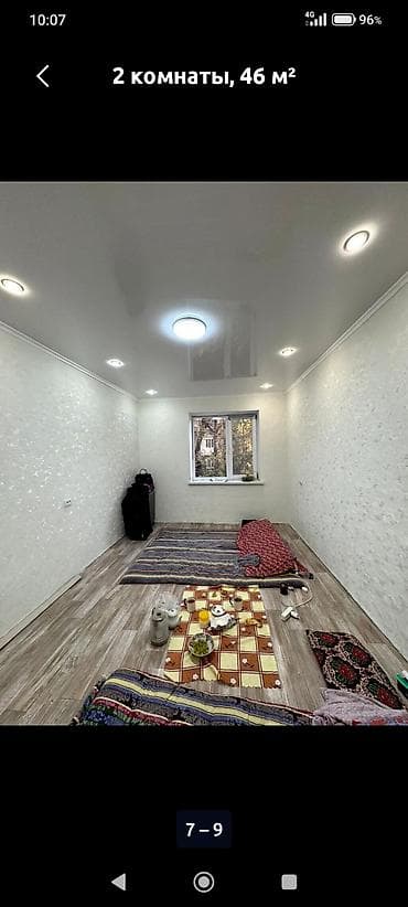 недостроенный дом: 2 комнаты, 46 м², 106 серия, 2 этаж, Евроремонт — 1