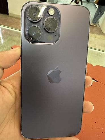 note 4: IPhone 14 Pro Max, Deep Purple, 77 % — 1