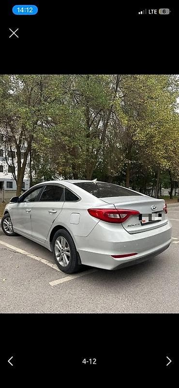 Транспорт: Hyundai Sonata: 2015 г., 2 л, Автомат, Газ, Седан — 4