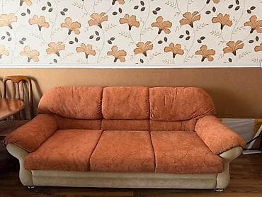 седьмое небо: Кухонный стол и стул, Б/у, цвет - Коричневый — 6