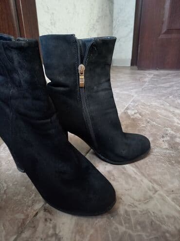 осенний обувь: Ботильоны замша 37р — 2