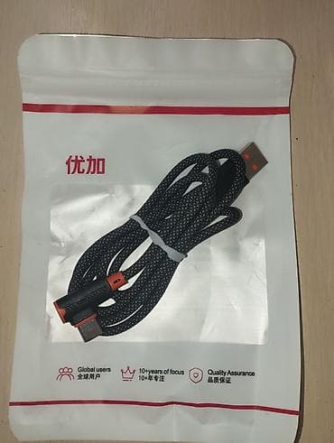 Уюлдук телефондор жана аксессуарлар: Продаю игровой кабель для телефона usb type-c, 100W. Есть два штуки — 2