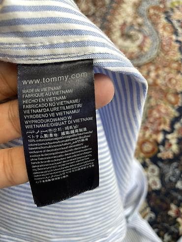 Мужская рубашка Tommy Hilfiger - Классическая рубашка на пуговицах с — 3