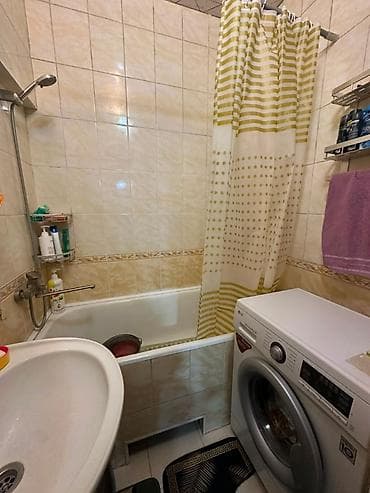 квартера ош: 3 комнаты, 77 м², Ошский рынок / базар Индивидуалка, 3 этаж, Старый ремонт — 2