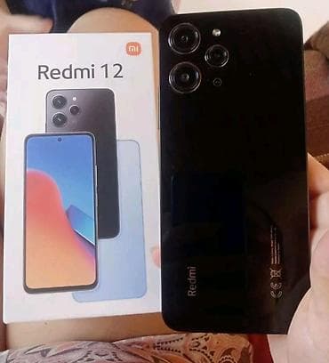 Redmi, Redmi 12, 128 ГБ, цвет - Черный, 2 SIM