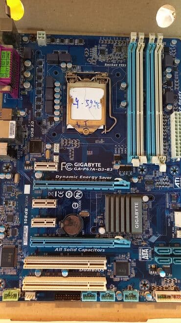 материнские платы gigabyte: Материнская плата, Б/у — 1