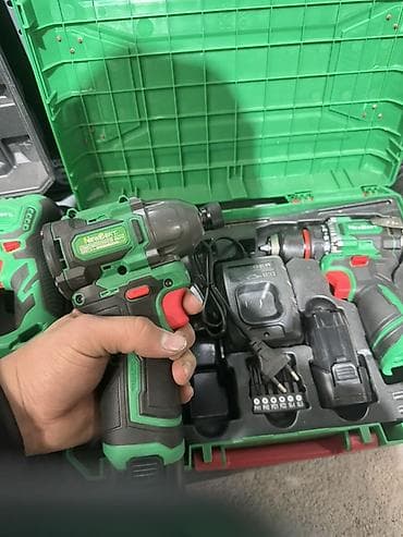 щётка для дрели: Набор аккум. инструмента NEWBEAT в кейсе: бесщеточный ударный — 5