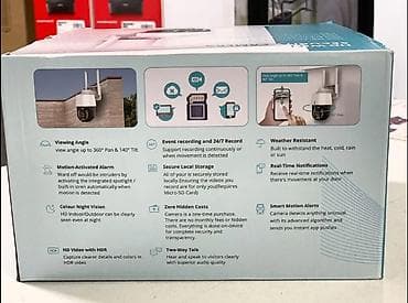 изогнутый экран: Камера HD WIFI SECURITY CAMERA🎥 Умная уличная/домашняя Wi‑Fi камера — 2