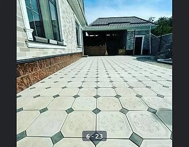 Договорная Брусчатка, тротуарная плитка/ Лотки, Бордюры Гарантия at lalafo.kg Договорная Брусчатка, тротуарная плитка/ Лотки, Бордюры Гарантия