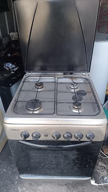 Газовая печь, Тип установки: Напольный, Б/у at lalafo.kg Газовая печь, Тип установки: Напольный, Б/у