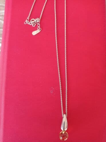 янтарь: Серебряные колье, Проба 925, Женские, Новый, Янтарь — 5