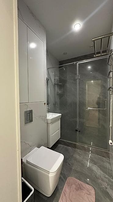 office rent: 2 комнаты, Фрунзе мкр., Риэлтор, Парам без детей, от 6 месяцев, С мебелью — 9