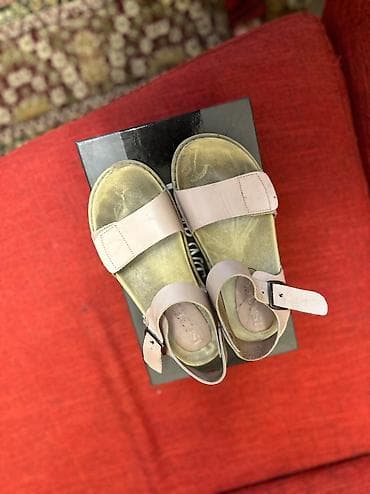 Босоножки, сандалии, шлепанцы: Басаножки кожаные турция 36 размер (почти новые) бледно-розового — 3