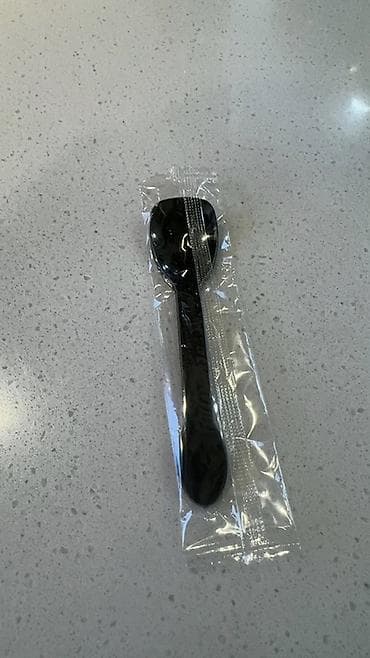 пластиковые ложки: Одноразовые ложечки для мороженого/десертов в индивидуальной упаковке — 7