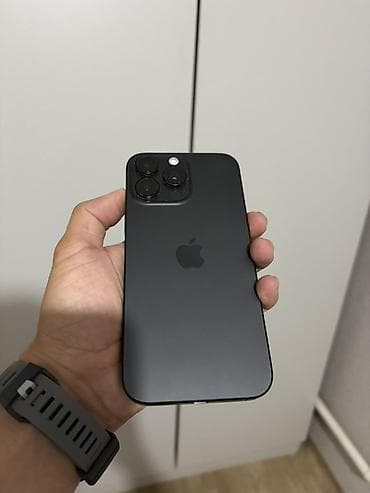 IPhone 16 Pro Max, Б/у, 256 ГБ, Black Titanium, Коробка, 90 %