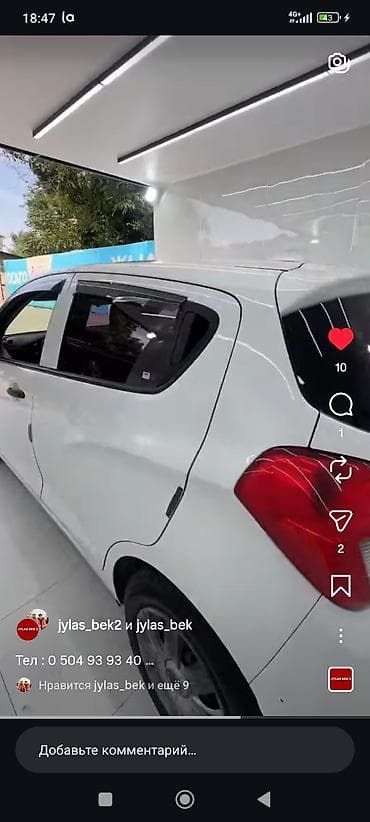 Продажа авто: Chevrolet Spark: 2017 г., 1 л, Автомат, Бензин, Хэтчбэк — 2