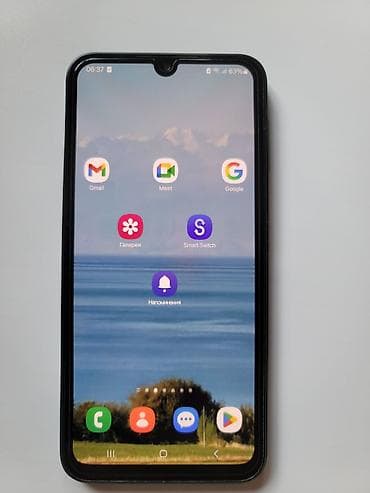 Samsung Galaxy A24 4G, Колдонулган, 128 ГБ, түсү - Кара, 2 SIM