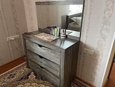 тумба икеа: Спальный гарнитур, Новый, Двуспальная кровать, Шкаф, Тумба, Белоруссия, Дерево, цвет - Серый — 6