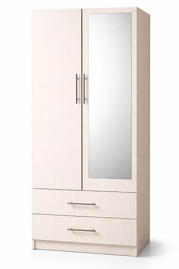 шкаф и комод с зеркалом: Шифоньер, шкаф для одежды, Б/у, Прямой, ЛДСП — 1