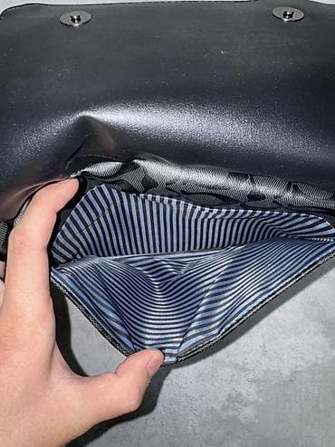 коач сумка: Сумка COACH через плечо (messenger), черная, с фирменным монограммным — 4