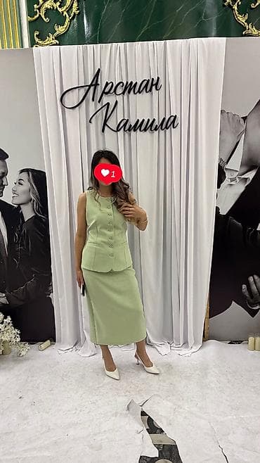 lost cherry: Продаю! Женский костюм-двойка в нежно-фисташковом цвете. Одевала 2 — 2