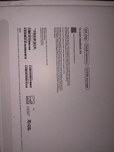 macbook 16: MacBook Air 13" (чип M4, 24 ГБ RAM, 512 ГБ SSD) - Процессор: Apple M4 — 3