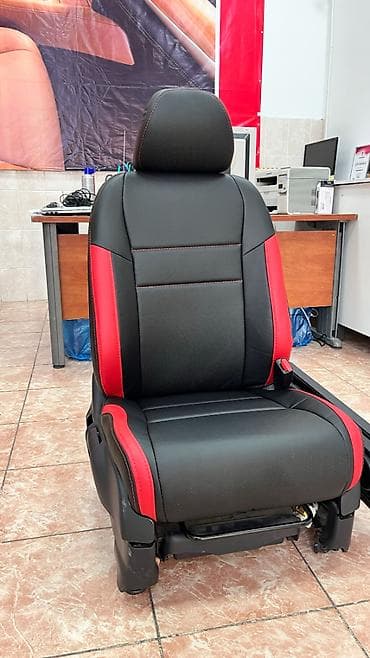 кожаная: Чехлы Кожаные, цвет - Красный, Honda, Новый, Самовывоз — 7