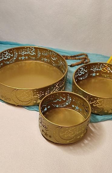 ПОСУДА И ДЕКОР НА ПОДАРОК 🌙🕌 НОВАЯ.Металлические конфетницы