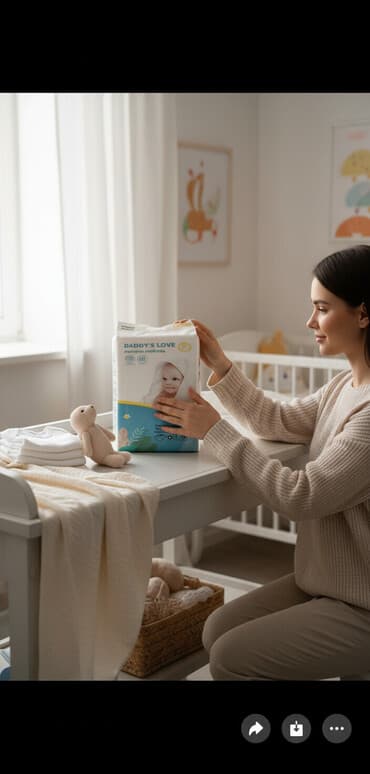 папа длинные ноги: Подгузники Размер 4, Одноразовые — 1