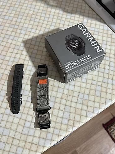 Акылдуу сааттар: Продаю тактические военного типа смарт часы Garmin instinct Solar ( — 2