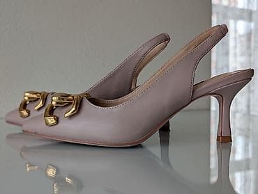 страховочный ремень: Туфли Nine West сделаны в Турции. - Модель: slingback с открытой — 6