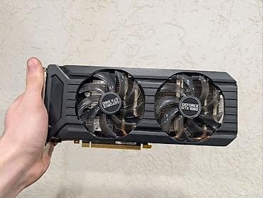 Видеокарта для ПК, Б/у, Palit, GeForce GTX, 4 ГБ — 1