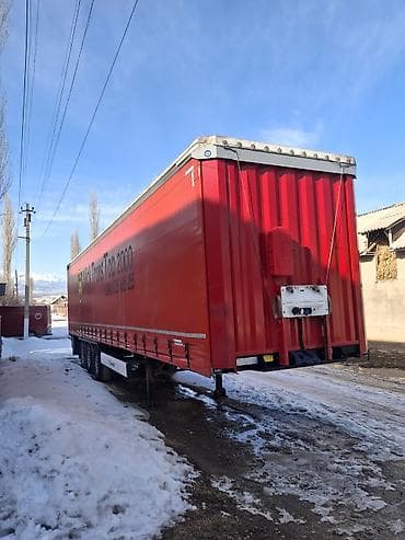 mercedes w221: Прицеп, Krone, Тентованный — 1