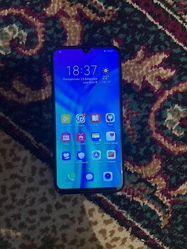 Honor 20i, Б/у, 64 ГБ, цвет - Синий, 2 SIM
