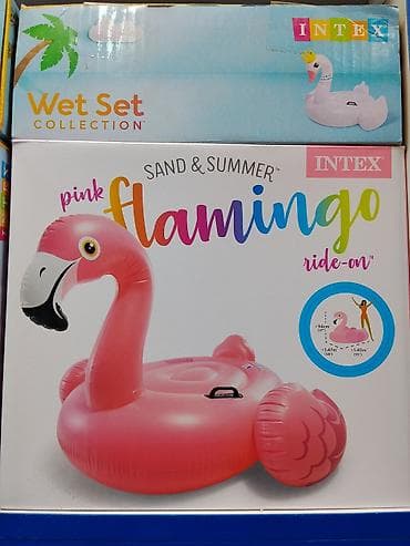 Мебель: Надувной райдер Intex Sand & Summer Pink Flamingo (Wet Set — 1
