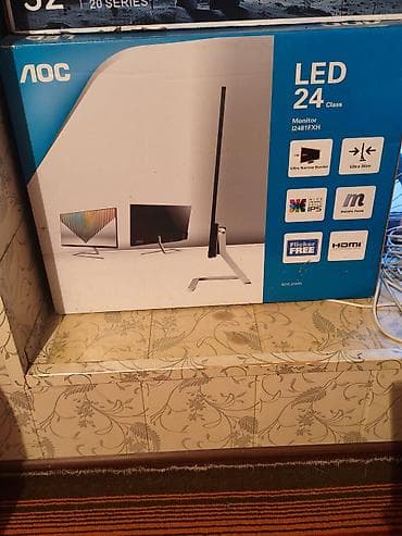 xiaomi redmi note 9s: Монитор, AOC, Б/у, LED, 24" - 25" — 4