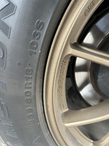 диск для матиз: Колеса в сборе 235 / 60 / R 18, Зима, Б/у, Комплект, отверстий - 5 — 5