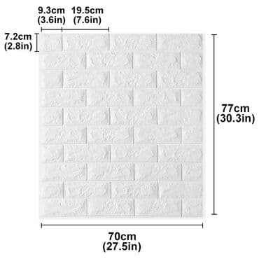 самоклеющиеся панели для стен купить: 3Д обои самоклеющиеся панели Размеры: 70*77 см ТВ Фон Кирпичная — 4