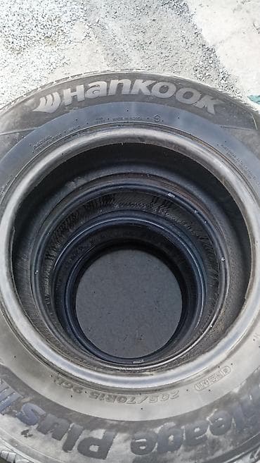 16 lt: Шины 205 / 70 / R 15, Лето, Б/у, Комплект, Легковые, Корея, Hankook — 3