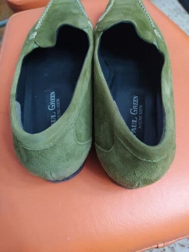 Киреге берилүүчү кийимдер: Продаю женские мокасины,чистая кожа- замша,шикарный цвет хаки,в — 7