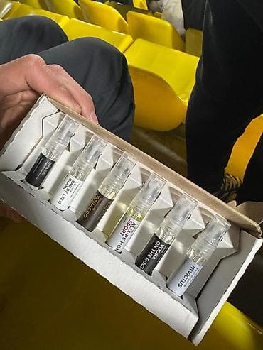 Набор мужских парфюмерных мини-спреев, 6 флаконов по 6 мл каждый, в