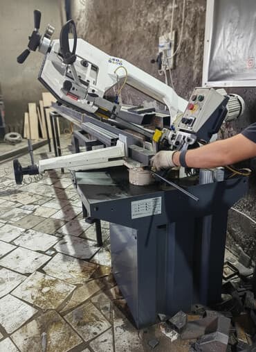 красивый письменный стол: Ленточнопильный станок по металлу BSG-220 Назначение: - Точная резка — 1