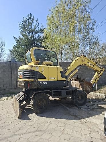 екскаватор 55: Экскаватор, Hyundai, 2010 г., Колесный — 2
