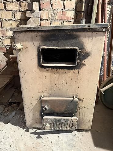 буржуйка купить бу: Твердотопливный котёл Для дома, Тип управления: Механический — 1