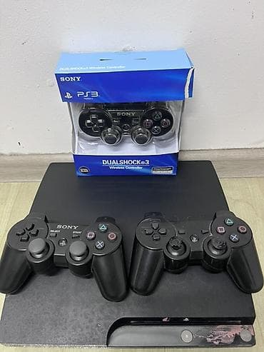 PS3 slim+3джойстика прошитая состояние хорошее игры PES13 патч BlUR at lalafo.kg PS3 slim+3джойстика прошитая состояние хорошее игры PES13 патч BlUR