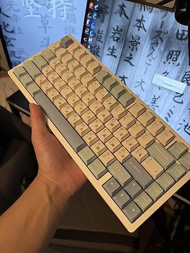 Настольные ПК и комплектующие: Клавиатура, Механическая, Bluetooth, Проводное подключение, Размер: 75% — 1